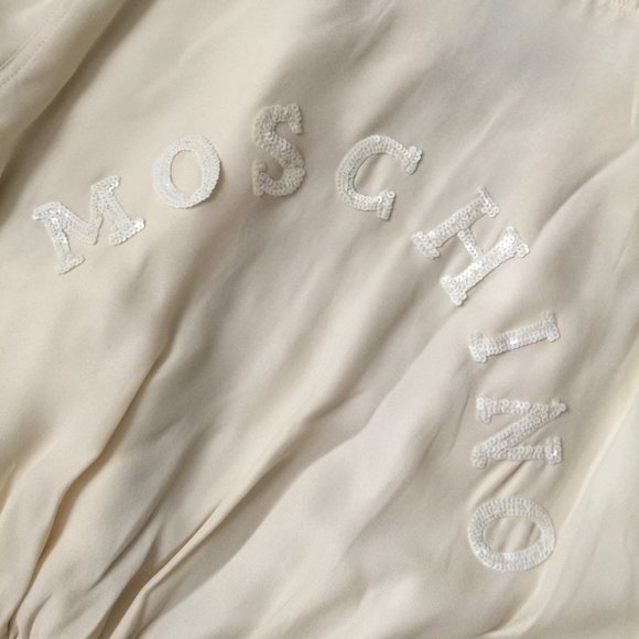 SOLD MOSCHINO Vintage Bomber Jacket Sequin Italy 8 - Picture 14 of 16